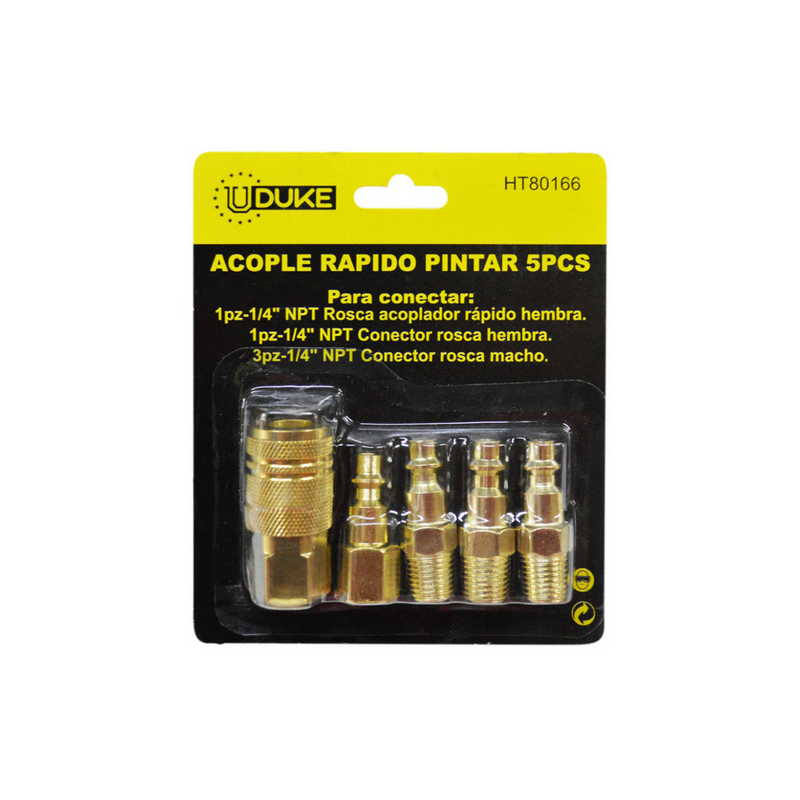 ACOPLE RAPIDO X 5 PZ UDUKE HT80166