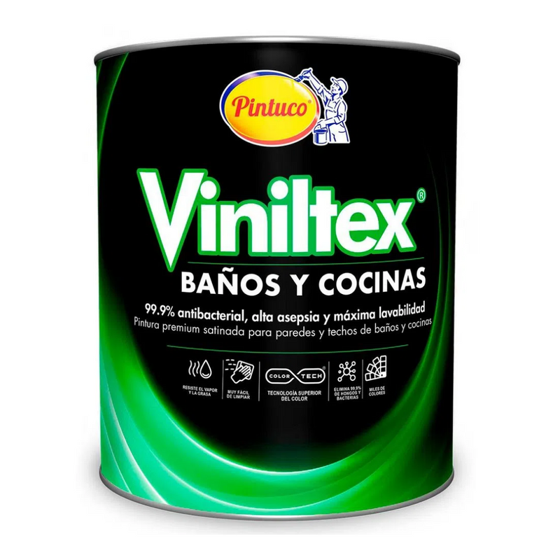 ACRILTEX BANOS Y COCINAS 2001 PINTUCO X GLN