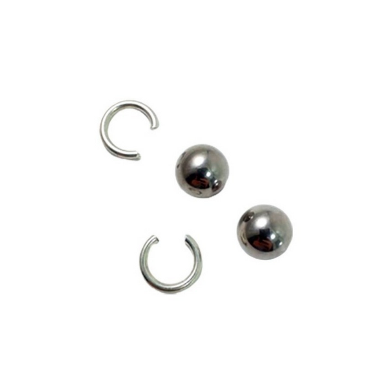 BOLA BALIN ACERO Y ARANDELA X 2 MOLINO CORONA