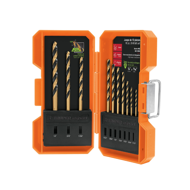 BROCA LAMINA JUEGO 10 PZ TRUPER 11399