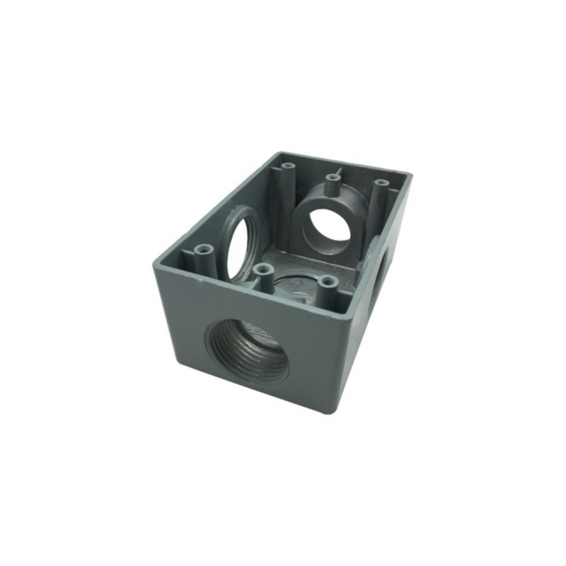 CAJA 2X4 EMT 1/2 RAWELT 4 PERFORACIONES