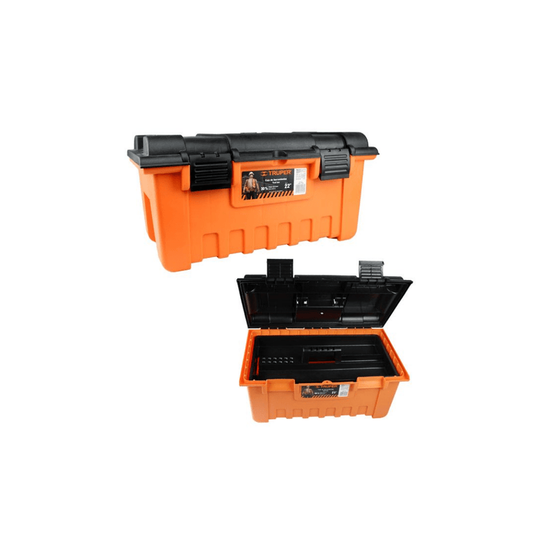 CAJA HERRAMIENTAS 22 PULG TRUPER NARANJA 11145