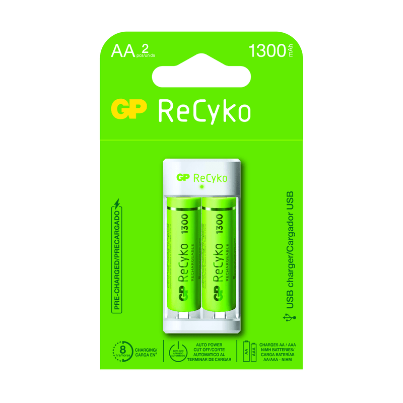 CARGADOR E211 2AA NIMH 1300 MAH