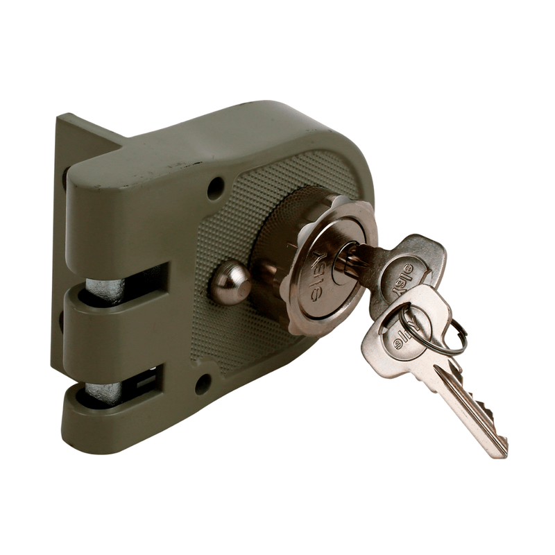 CERRADURA DE SOBREPONER YALE 396 1/4 CON ROSETA SOLDAR IZQUIERDA