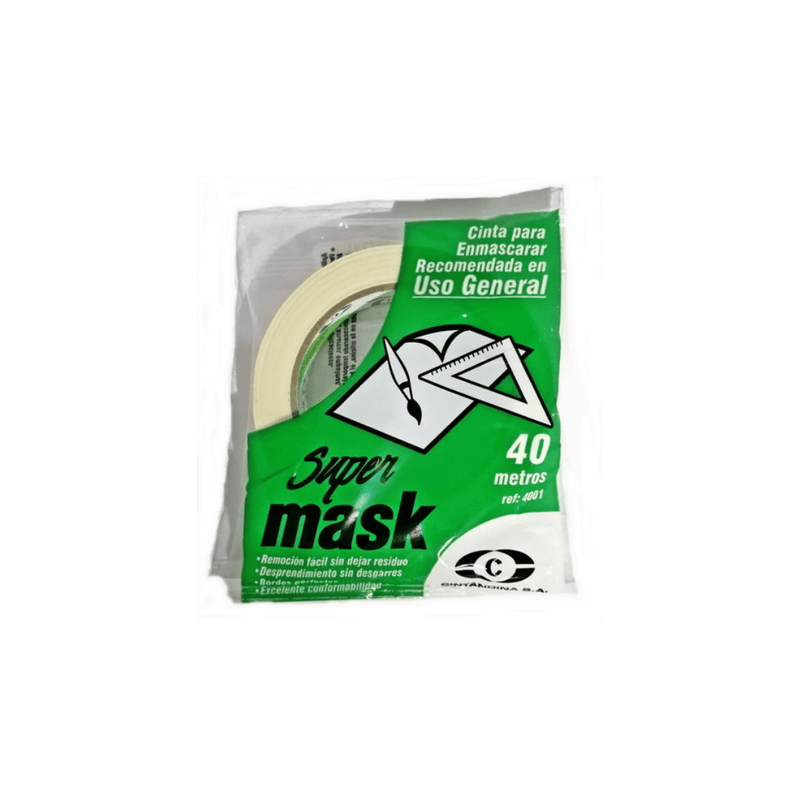 CINTA ENMASCARAR GENERAL 3/4 X 40 SUPER MASK