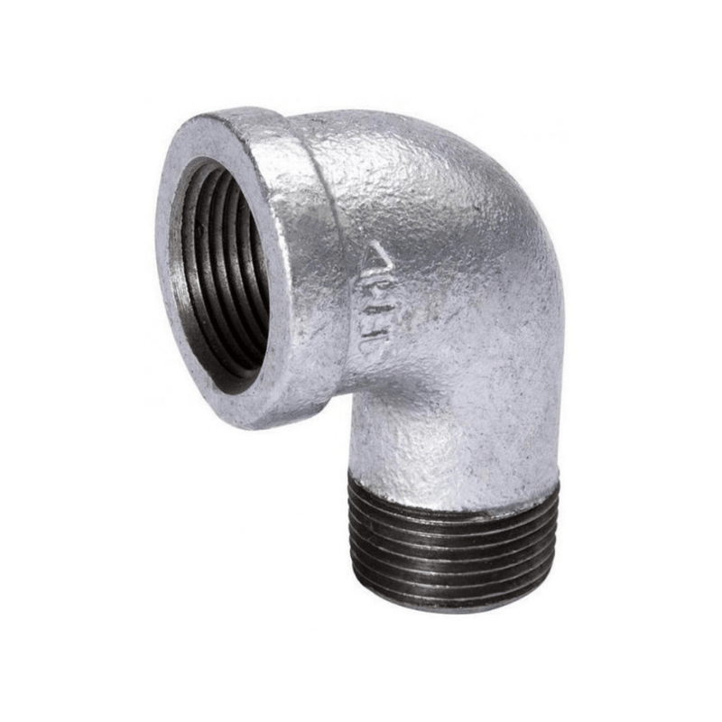 CODO CALLE GALVANIZADO 1/2