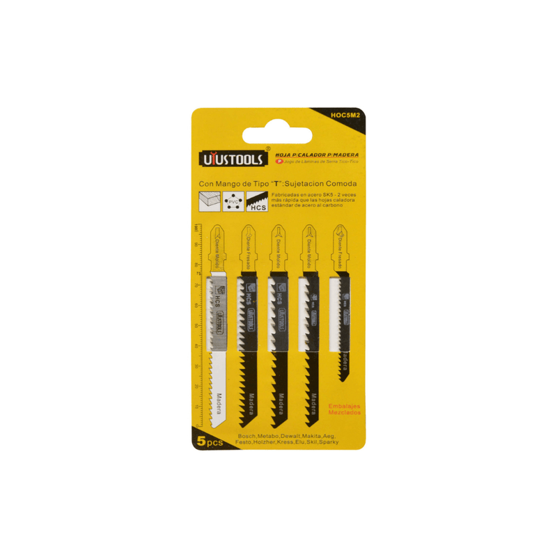 CUCHILLAS CALADORA JUEGO X 5 UYUSTOOLS HOC5M2