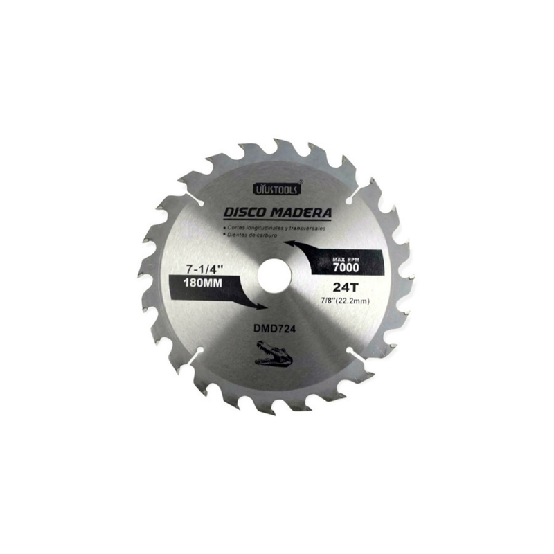 DISCO CORTE MADERA 7 PULG 24T HT30597
