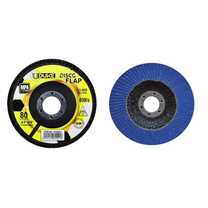 DISCO FLAP 4 1/2 PULG UDUKE GRANO 80 HT60021