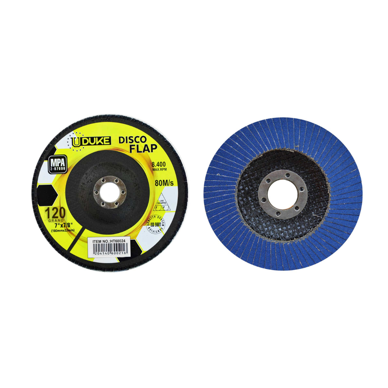 DISCO FLAP 7 PULG UDUKE GRANO 120 HT60025