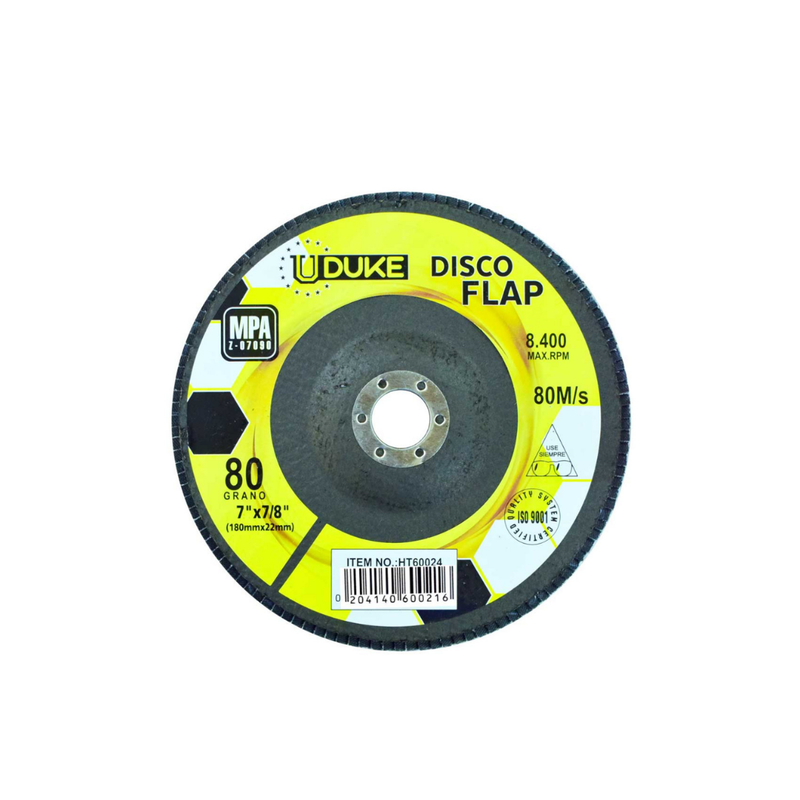 DISCO FLAP 7 PULG UDUKE GRANO 80 HT60024