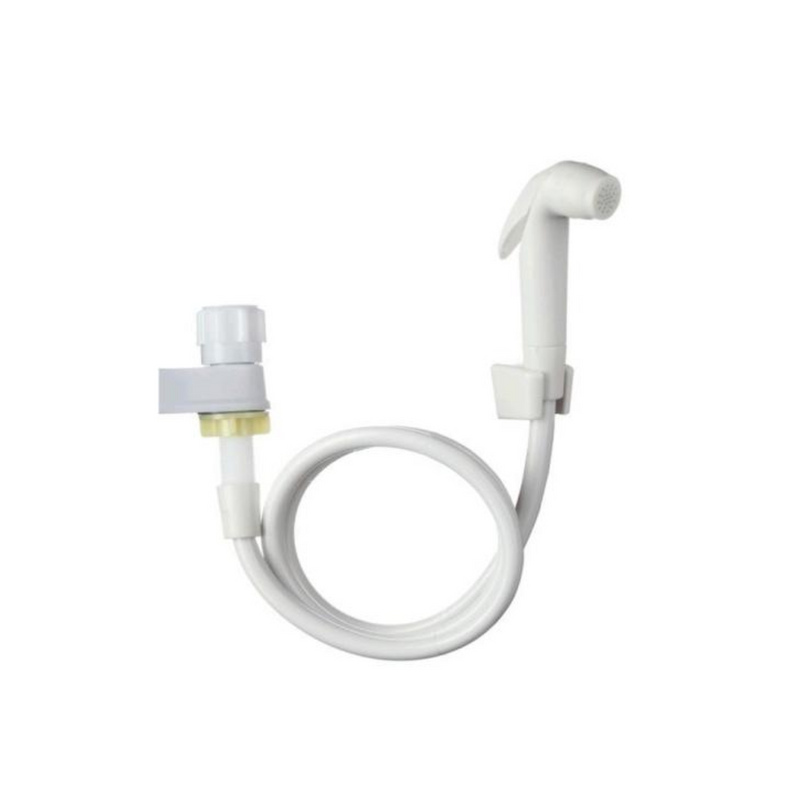 DUCHA TELEFONO PLASTICA BLANCA PISTOLA AQUAFINA