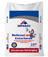 ESTUCO RELLENO EXTERIOR FINO IMPADOC X 25KG