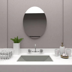 ESPEJO NAPOLI SENCILLO OVALADO 50X65X6
