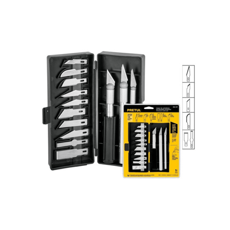 JUEGO BISTURI PRECISION PRETUL 22409