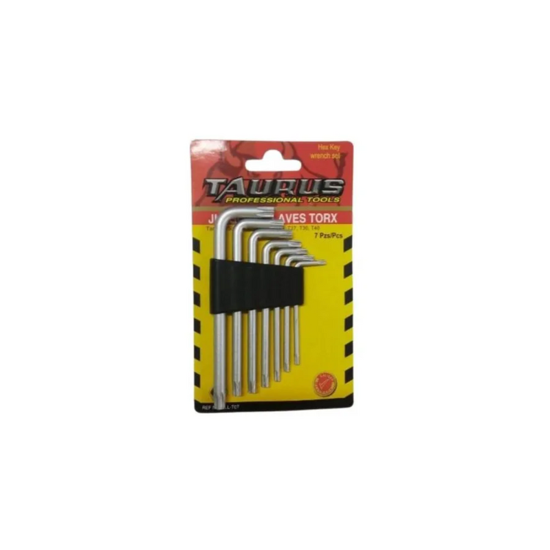 JUEGO LLAVE TORX ECONOMICO LARGA 007