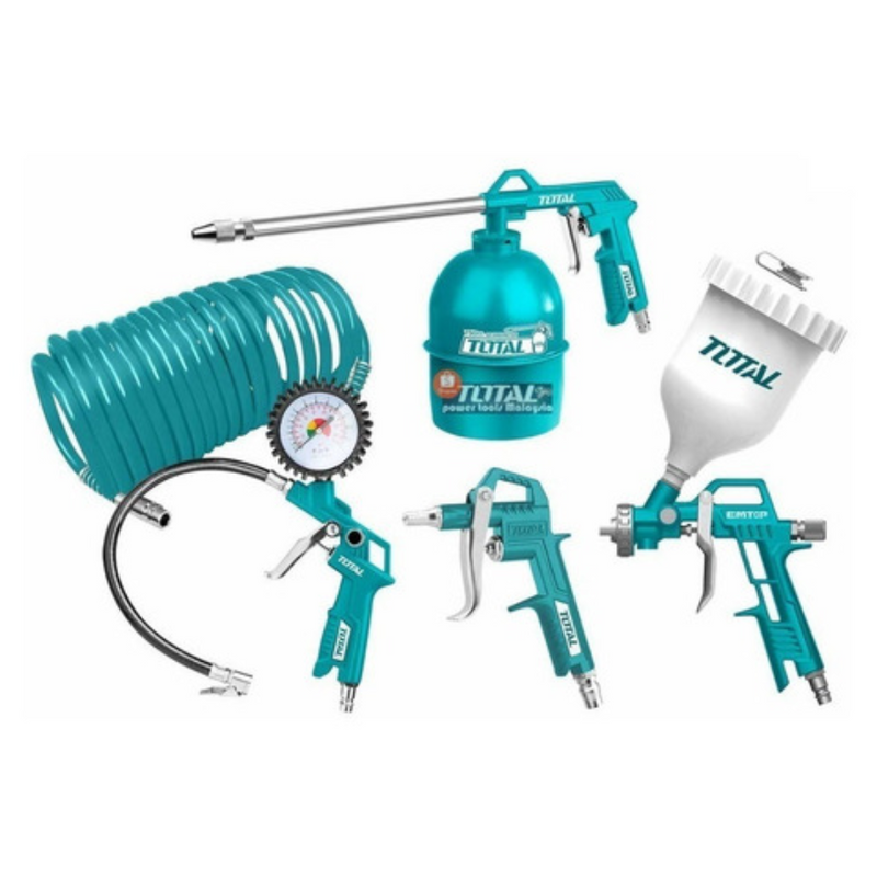 KIT DE HERRAMIENTAS NEUMATICAS SUPER SELECT X 5 PZS TOTAL TATK053-1