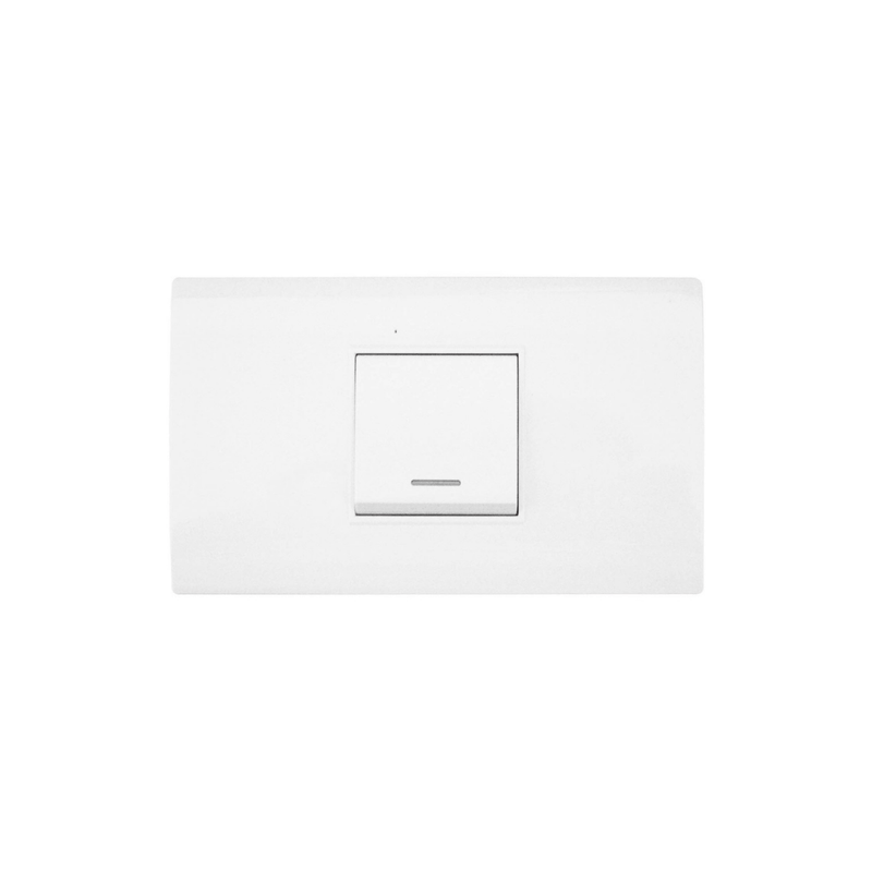 LINEA BK PLUS BLANCA INCRUSTAR SWICHE SENCILLO HT20676