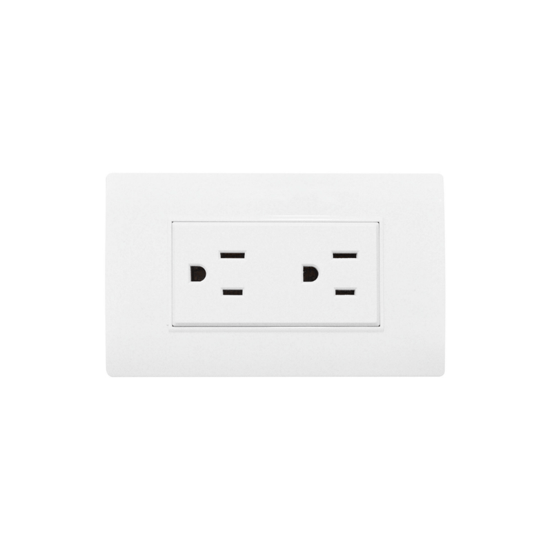 LINEA BK PLUS BLANCA TOMA DOBLE UDUKE HT20680