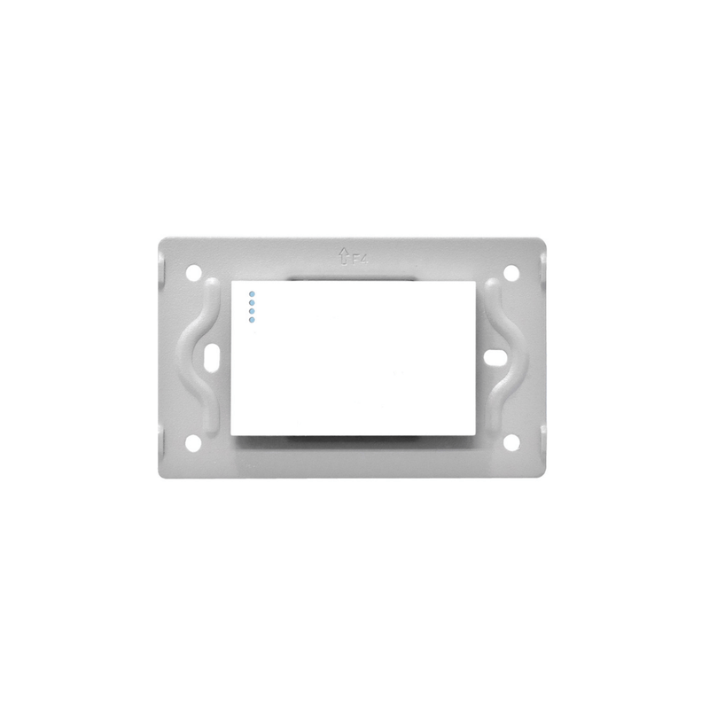LINEA LUXOR BLANCA SWICHE SENCILLO INTERCAMBIABLE SIN TAPA V9-003