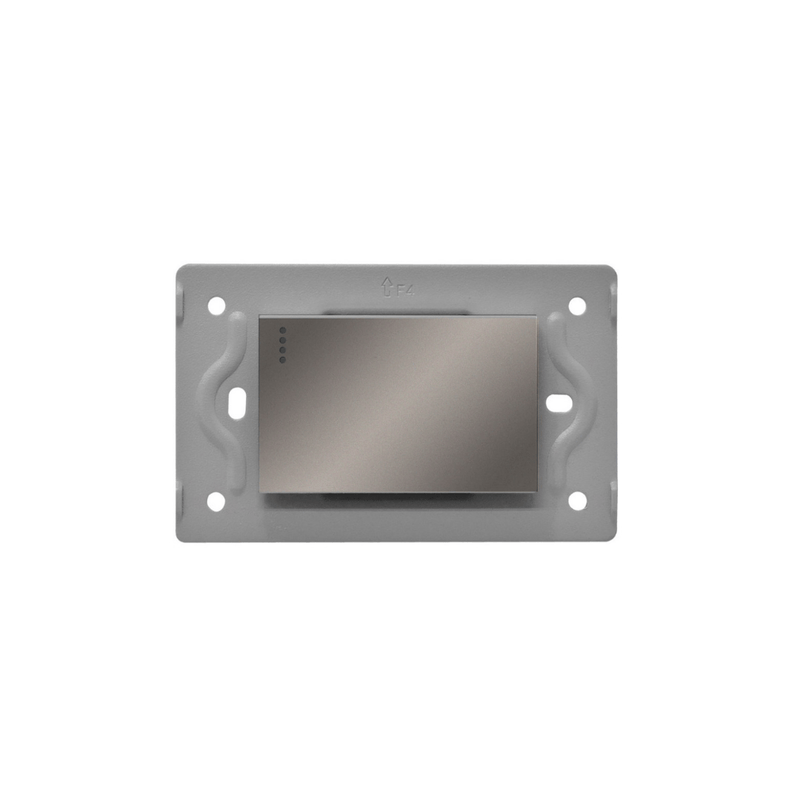 LINEA LUXOR GRIS SWICHE SENCILLO INTERCAMBIABLE SIN TAPA DUKE ENERGY V3-003