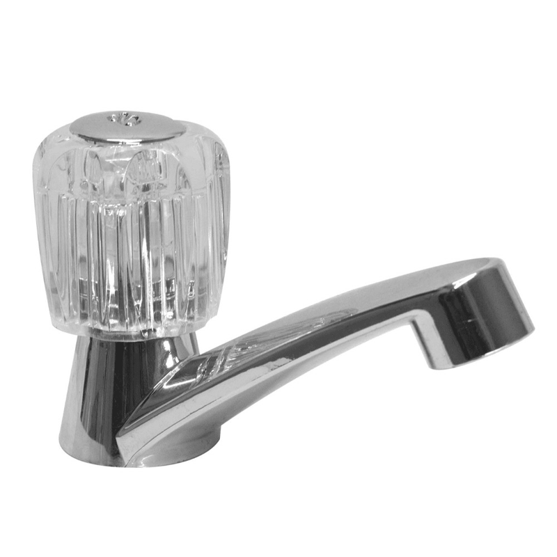 LLAVE LAVAMANOS POMO PRISMA UDUKE METALICA (HT1202-1203)