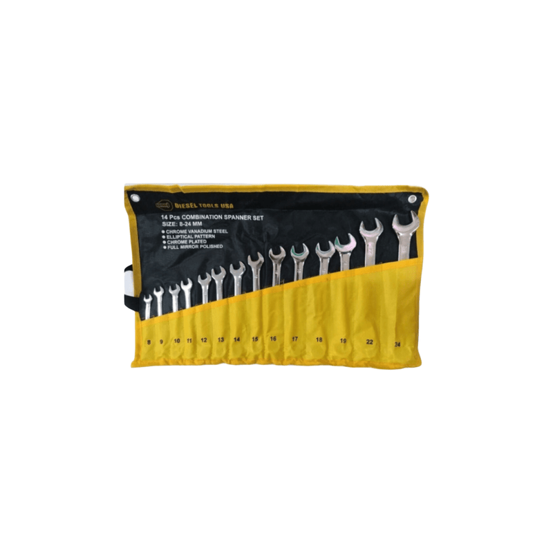 LLAVE MIXTA JUEGO X 14 PCS 6-21 MM UDUKE HTY0032