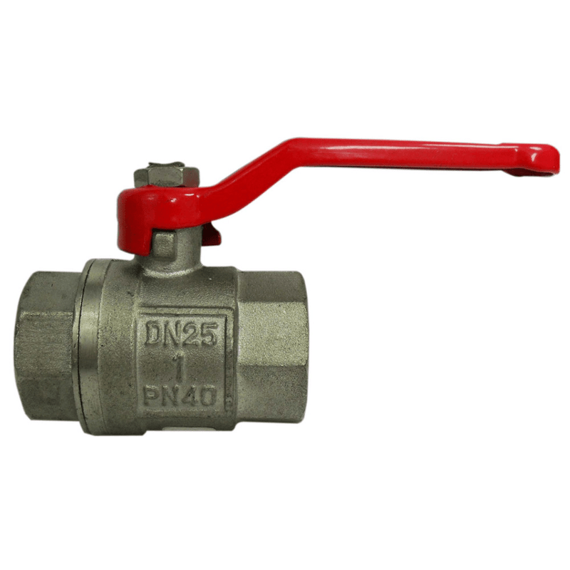 LLAVE PASO PALANCA BOLA 1 BRONCE