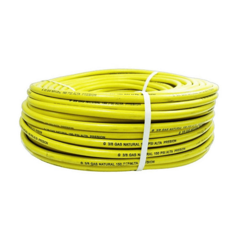 MANGUERA GAS 3/8 AMARILLA X MTR