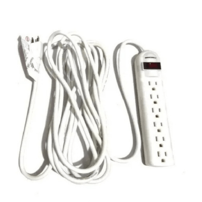 MULTITOMA 6 PUESTOS CABLE LARGO X 3 MTS