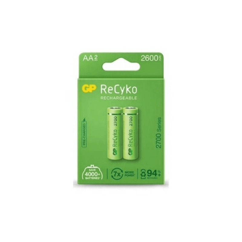 PILA AA RECARGABLE GP 1800MAH BLISTER X2