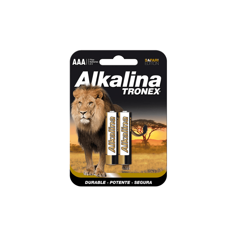 PILA AAA ALCALINA TRONEX BLISTER X 2
