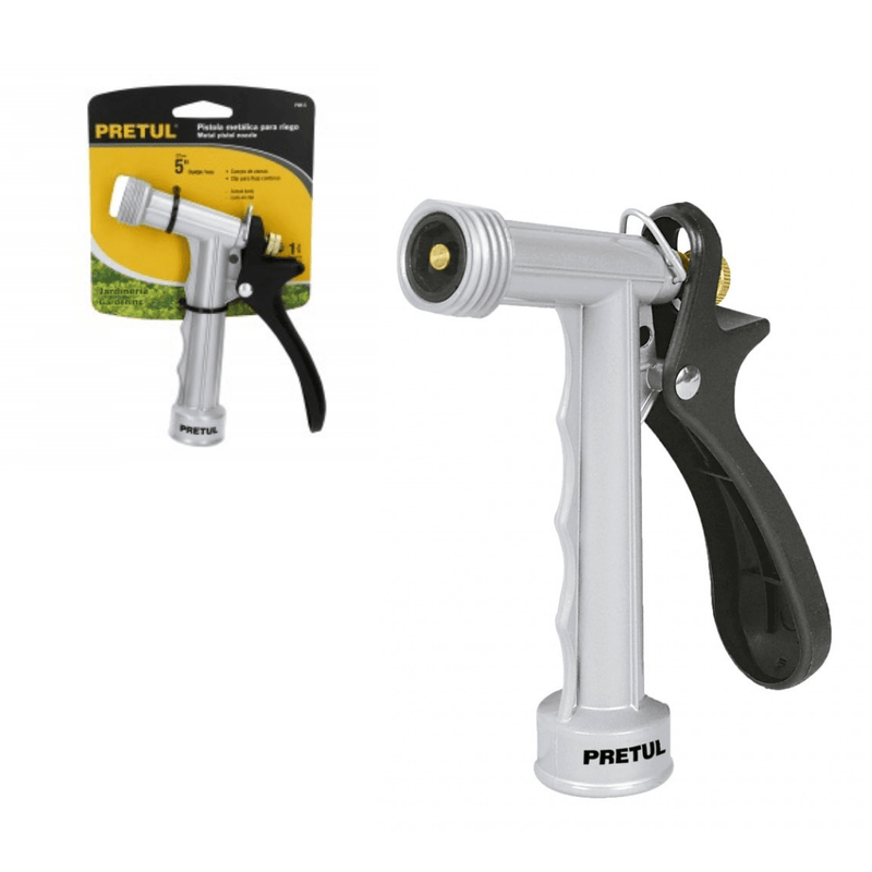 PISTOLA MANGUERA METALICA PRETUL 5P/RIEGO 22756