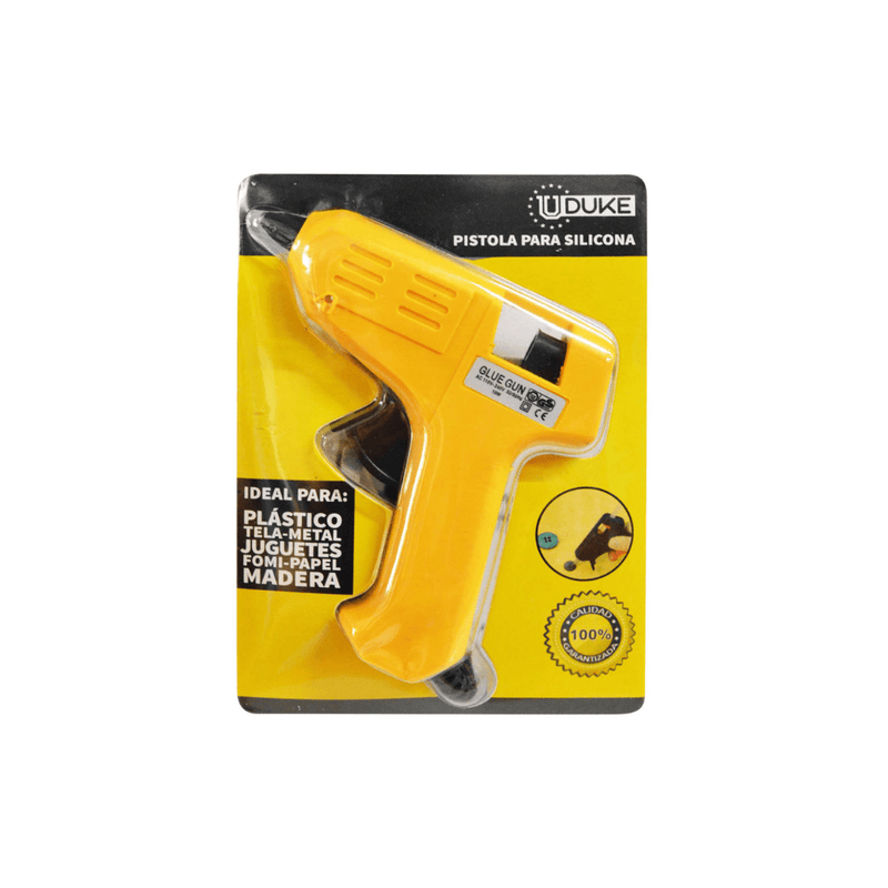 PISTOLA SILICONA UDUKE AMARILLA PEQUENA HT80033
