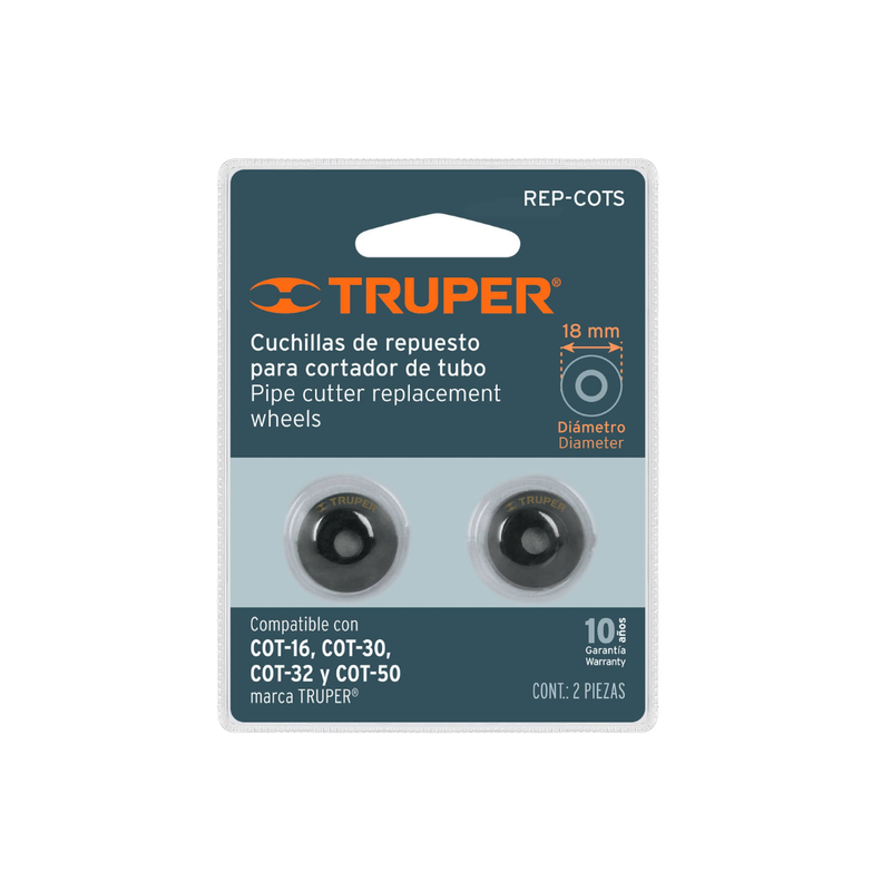 REPUESTO RODAJA BURIL TRUPER X 2 PZ 12936