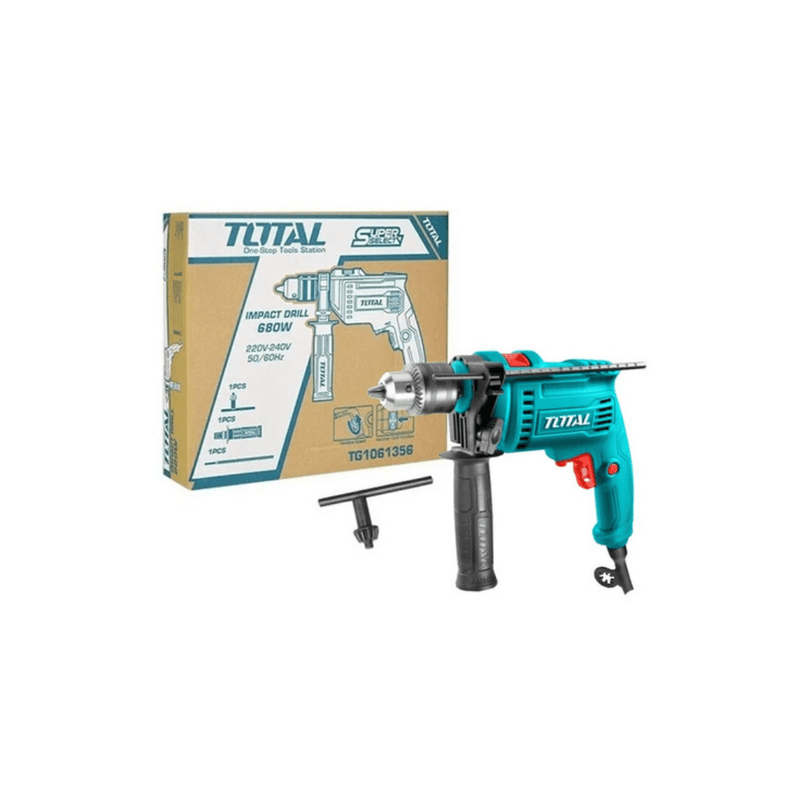 TALADRO PERCUTOR 1/2 680W TOTAL SUPER SELECT