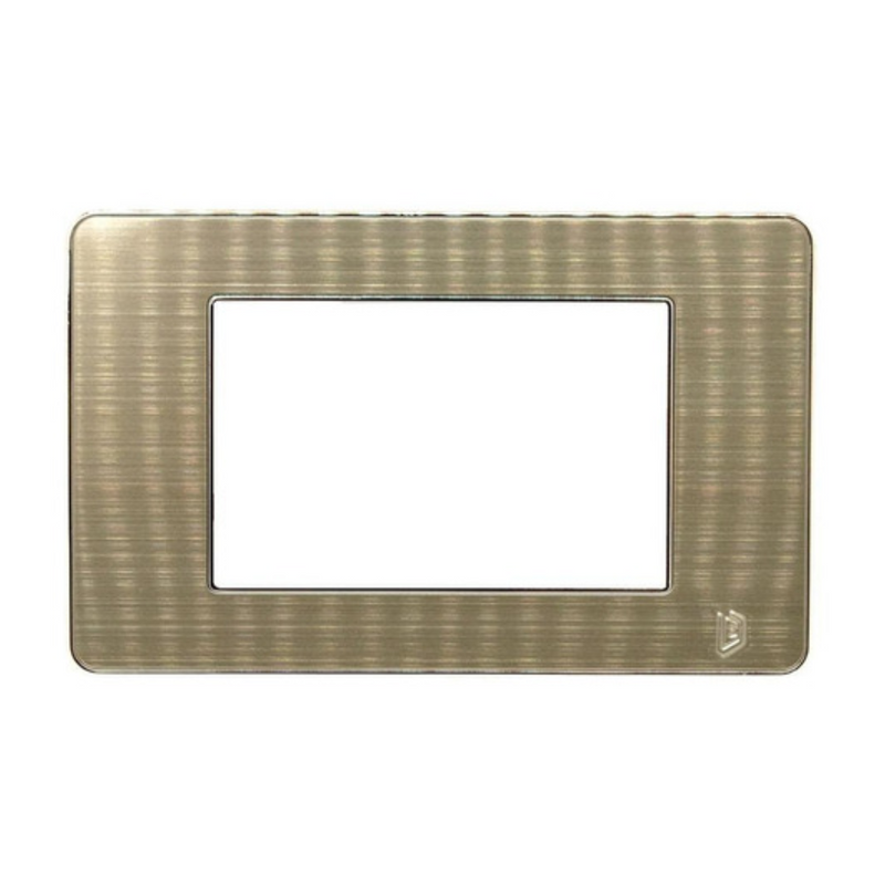 TAPA LUXOR DORADO PLATA INOXIDABLE Y BORDE COBRIZADO DUKE ENERGY V3-02AMD