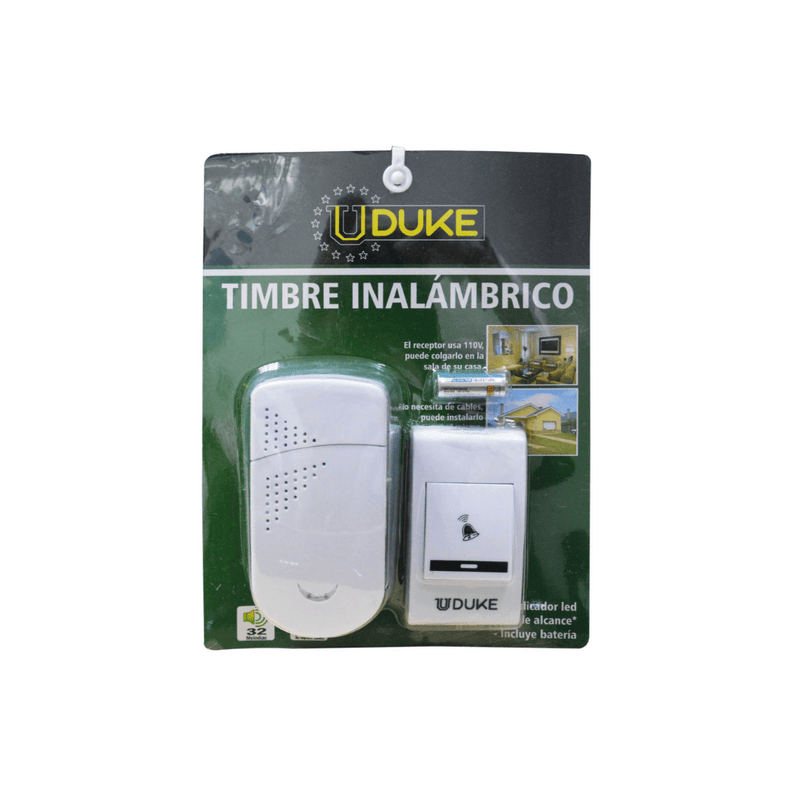 TIMBRE INALAMBRICO UDUKE VARIAS FRECUENCIAS NO COMPATIBLE