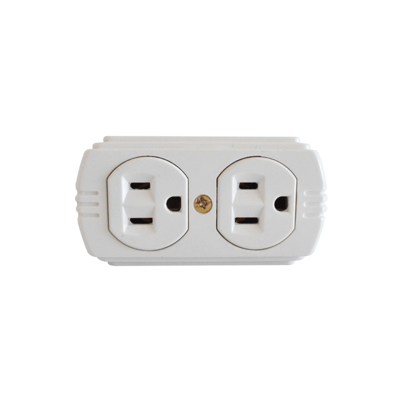 TOMA DOBLE DE SOBREPONER TITANIUM TTA44