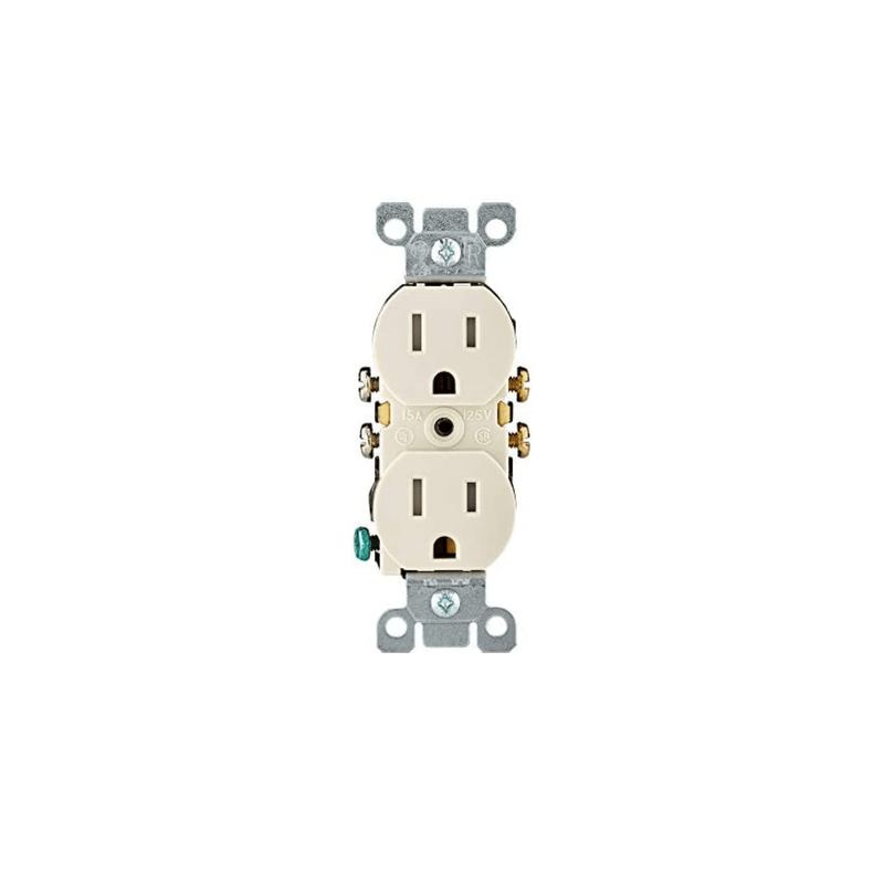 TOMA DOBLE LEVITON BEIGE ECO