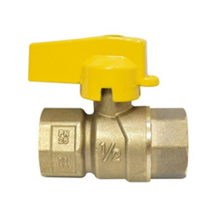 VALVULA GAS 1/2 BRONCE CHAPOLA AMARILLA