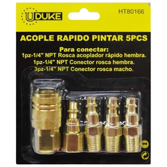ACOPLE RAPIDO X 5 PZ UDUKE HT80166