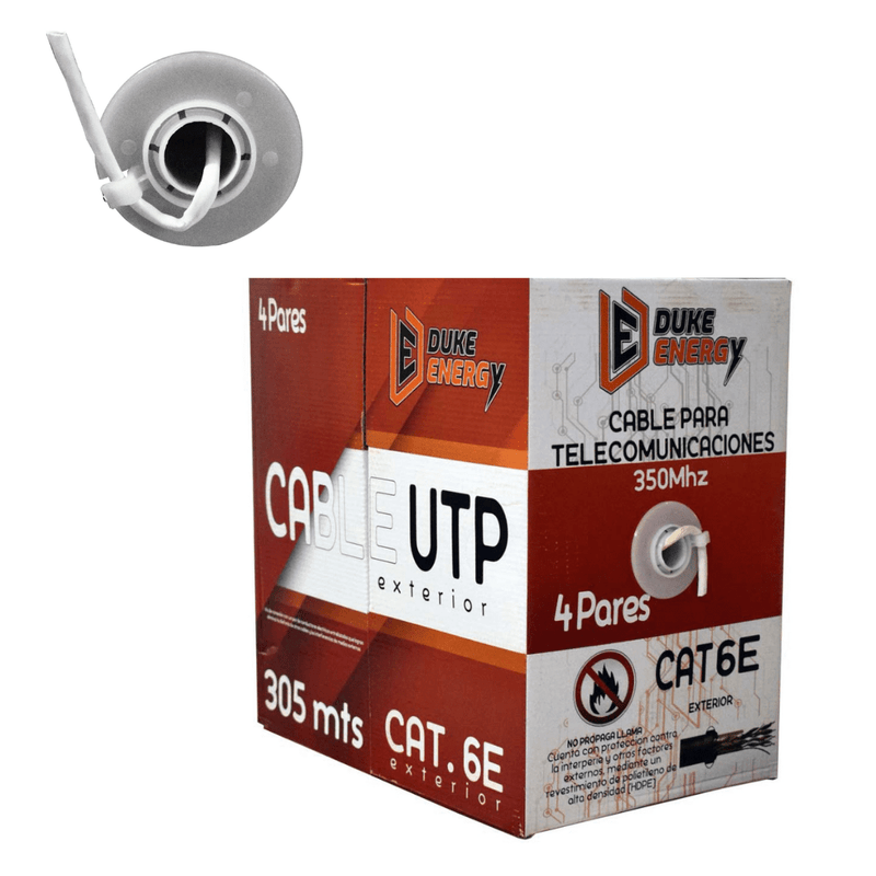 CABLE UTP CAT 6E FINO