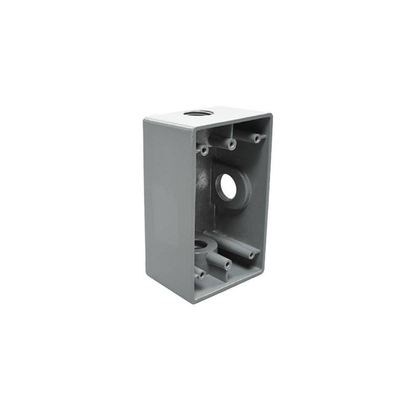 CAJA 2X4 EMT 1/2 RAWELT 3 PERFORACIONES