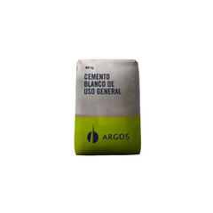 CEMENTO BLANCO ARGOS X 40 KG