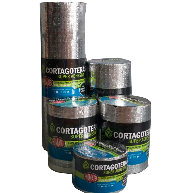 CINTA AUTOADHESIVA CORTAGOTERAS PROMATEL LIGHT 10CM X 10 MTR