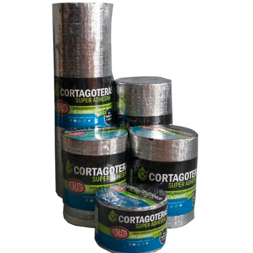 CINTA AUTOADHESIVA CORTAGOTERAS PROMATEL LIGHT 15CMX10MTR
