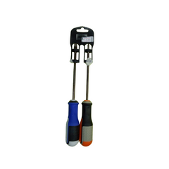 DESTORNILLADOR LARGO 6 PULG X 2PZ MANGO COLOR
