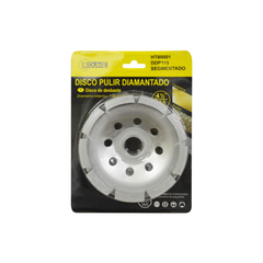 DISCO PULIR PIEDRA DIAMANTADO SEGMENTADO UDUKE 4 1/2 DDP115 HT80001