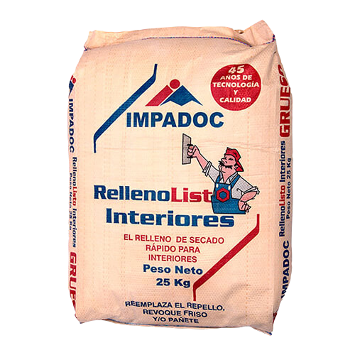 ESTUCO RELLENO INTERIOR IMPADOC X 25KG